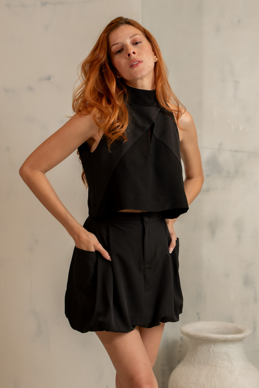 ANTALYA SKIRT - BLACK