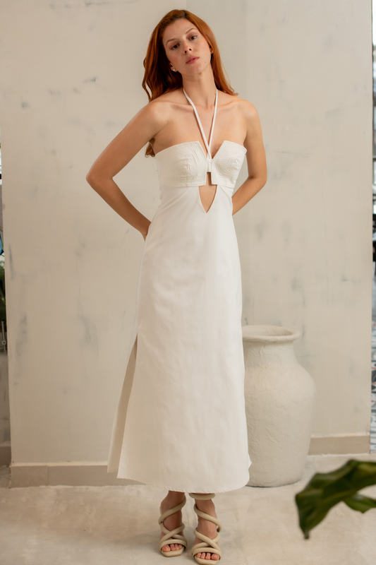 MONTPELLIER DRESS - IVORY