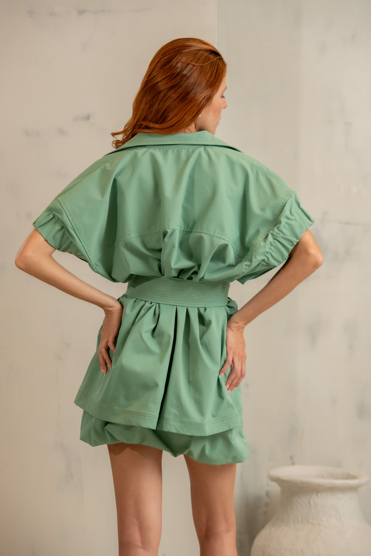CAGLIARI JACKET DRESS - VERDE