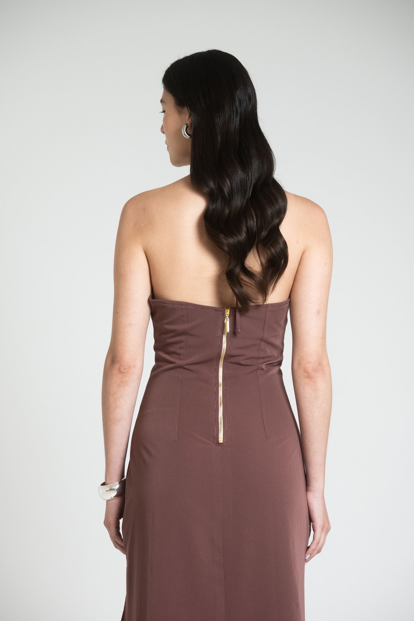 MONTPELLIER DRESS - CHOCOLATE