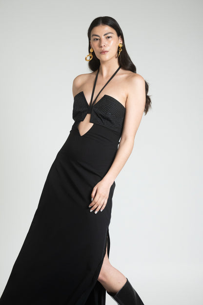 MONTPELLIER DRESS - NEGRO