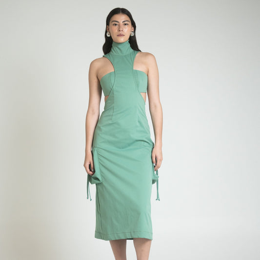 KOPER DRESS - VERDE