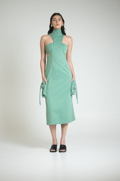 KOPER DRESS - VERDE