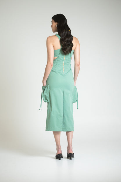 KOPER DRESS - GREEN