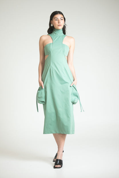 KOPER DRESS - GREEN