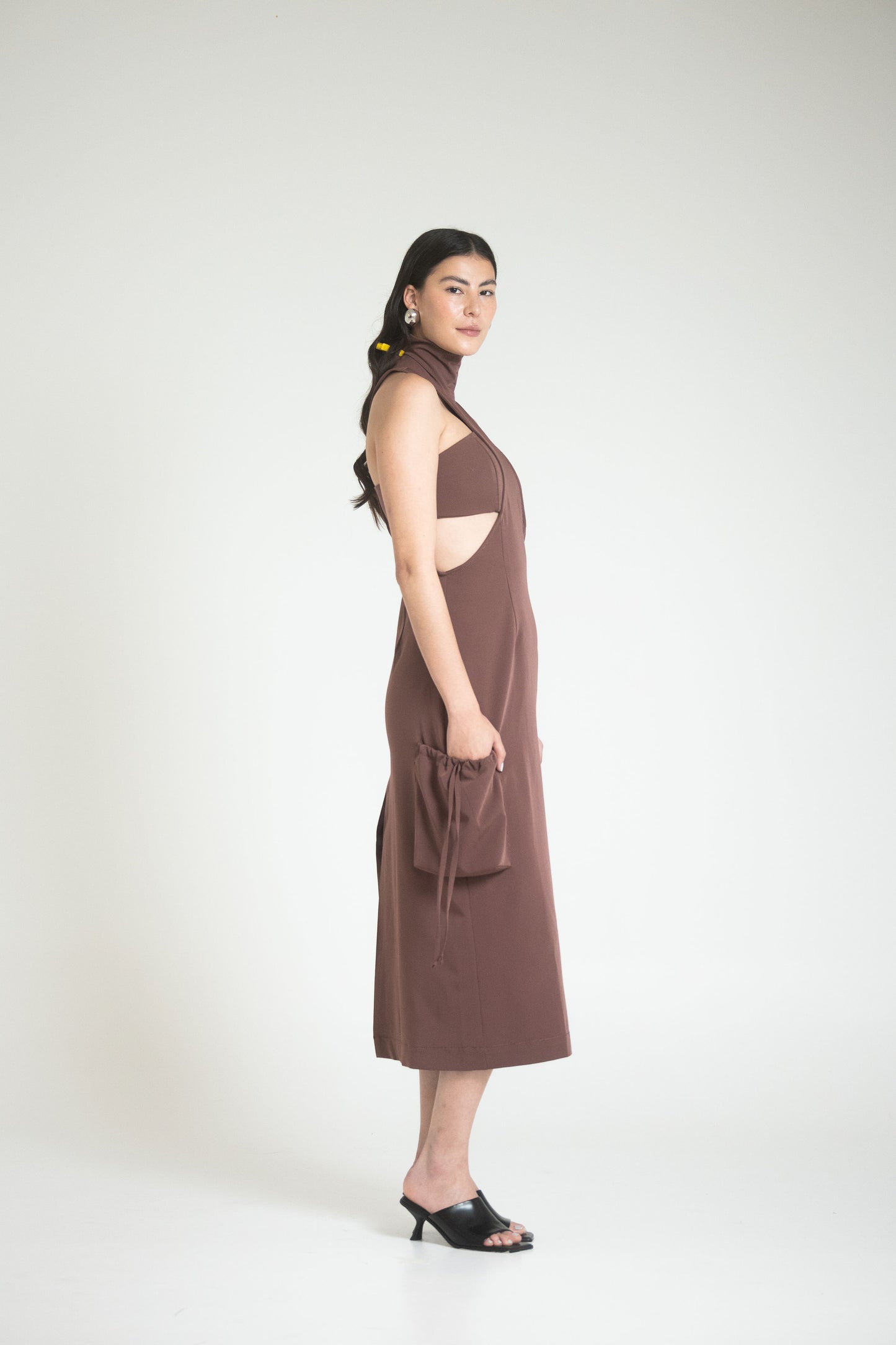 KOPER DRESS - CHOCOLATE