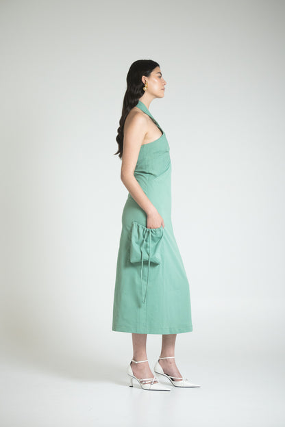 SPLIT DRESS - VERDE