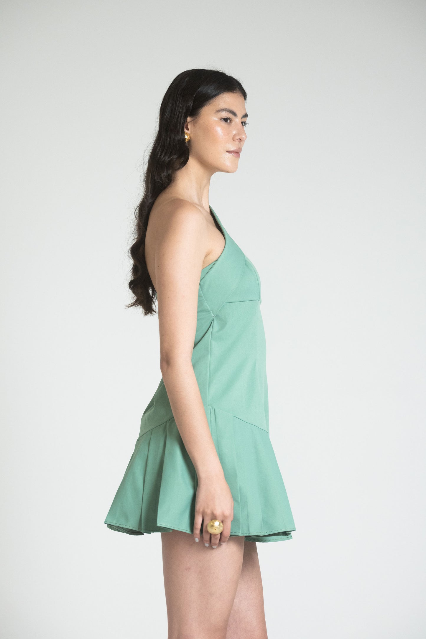 CATANIA MINI DRESS - VERDE