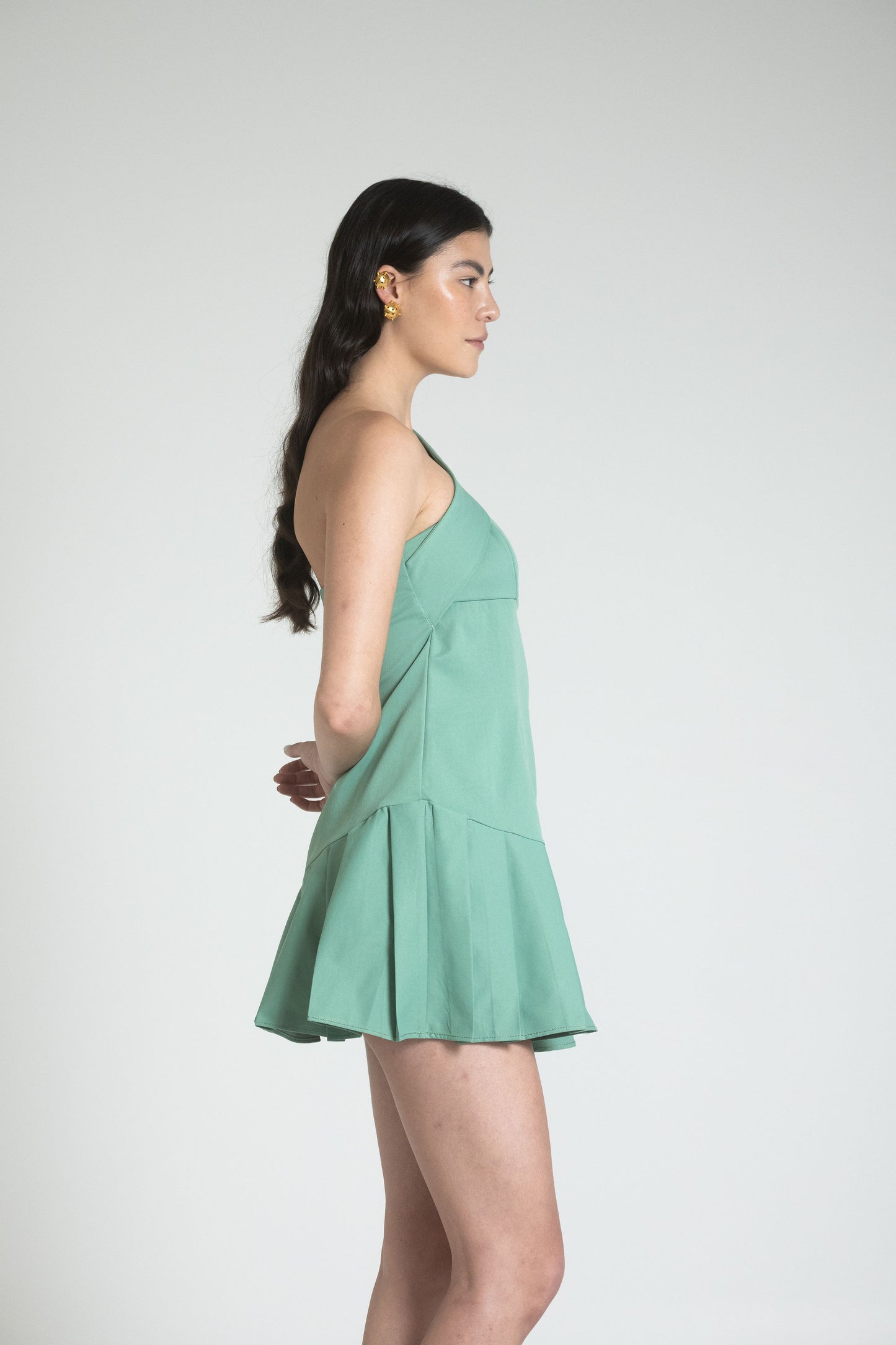 CATANIA MINI DRESS - VERDE