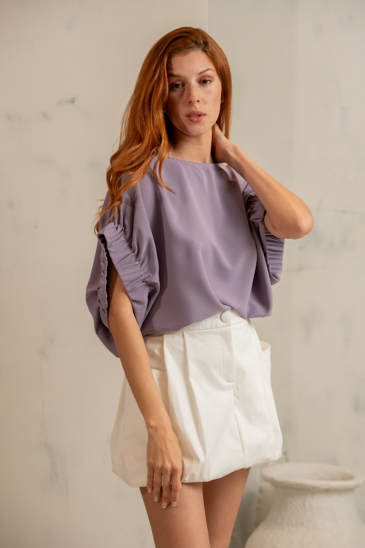 MESSINA TOP - LILAC