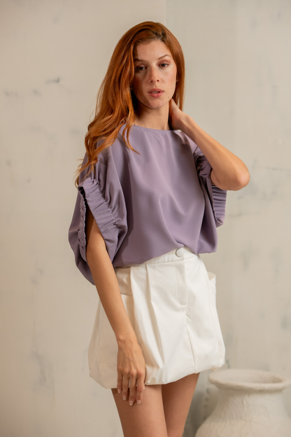 MESSINA TOP - LILAC